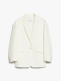 Blazer over in tela di cotone