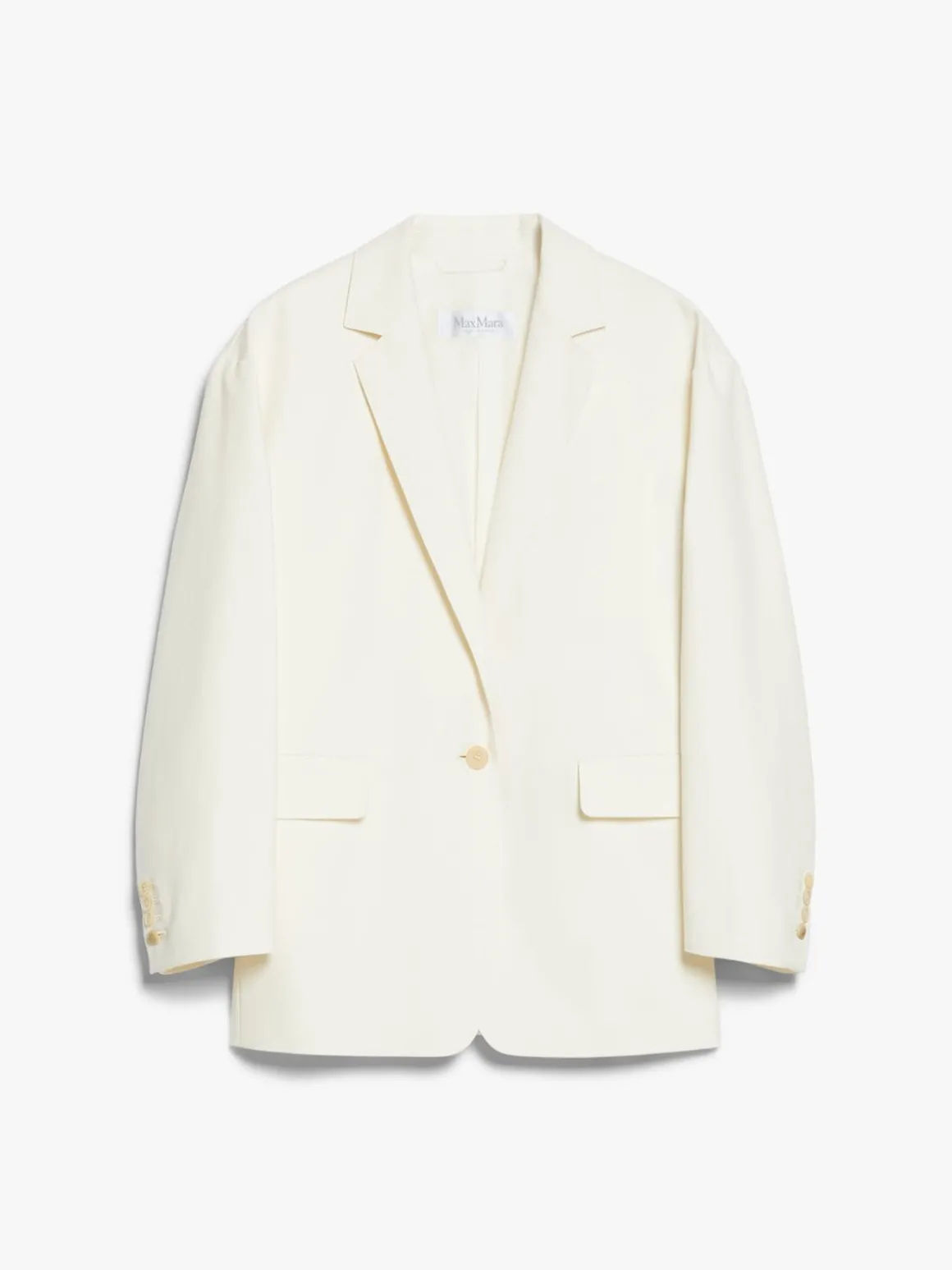 Blazer over in tela di cotone