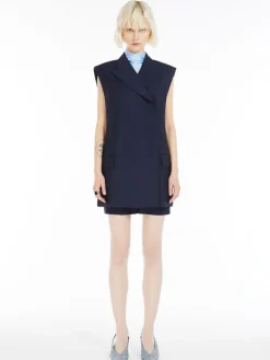 Blazer sartoriale smanicato
