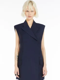 Blazer sartoriale smanicato