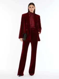 Blazer smoking in velluto