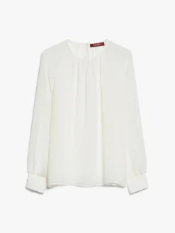 Blusa in georgette di pura seta