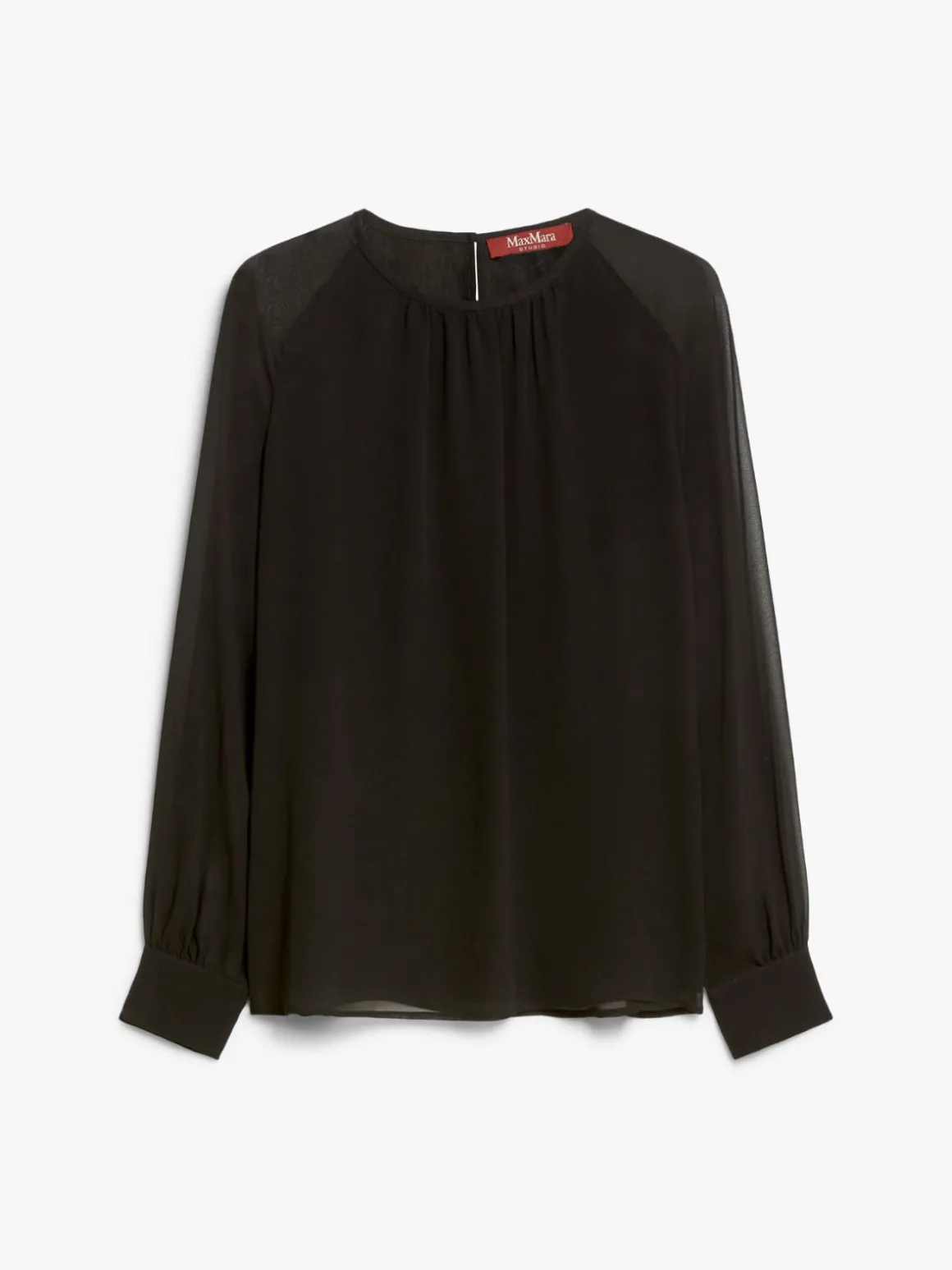 Blusa in georgette di pura seta