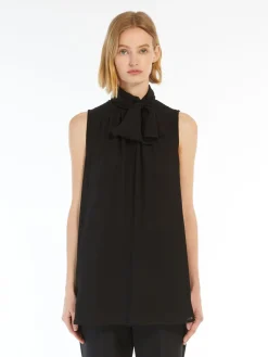 Blusa in georgette di seta