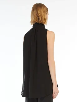 Blusa in georgette di seta