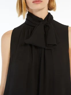 Blusa in georgette di seta