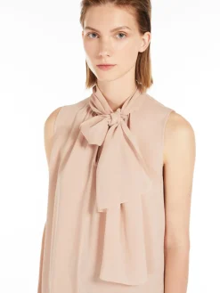 Blusa in georgette di seta