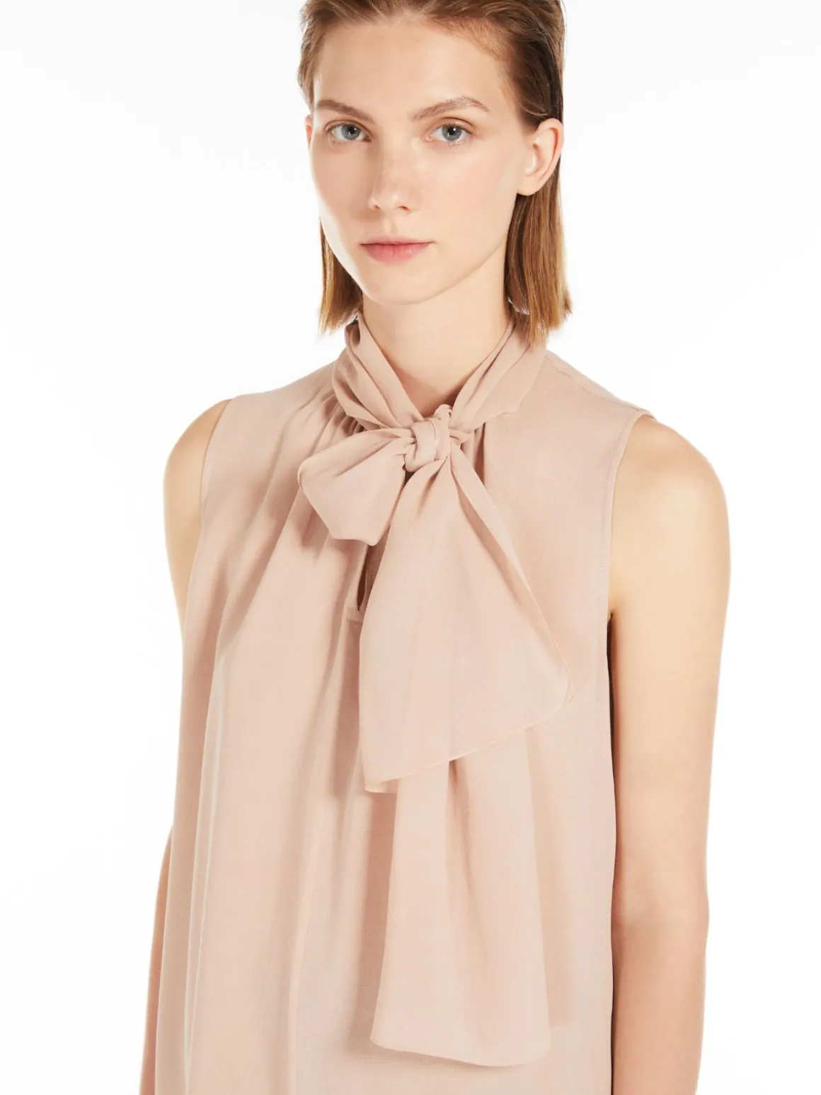 Blusa in georgette di seta