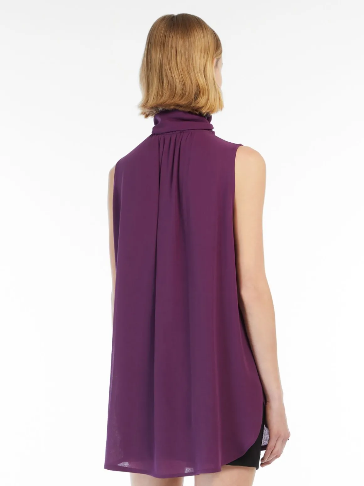 Blusa in georgette di seta