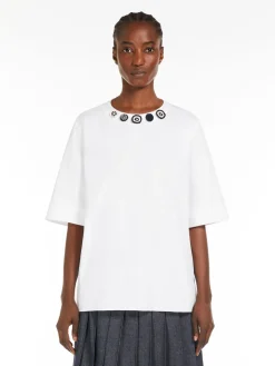 Blusa in popeline di cotone