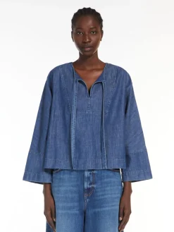 Blusa marinier in denim