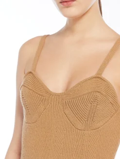 Body in maglia a coste