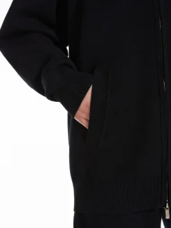 Bomber in maglia di viscosa