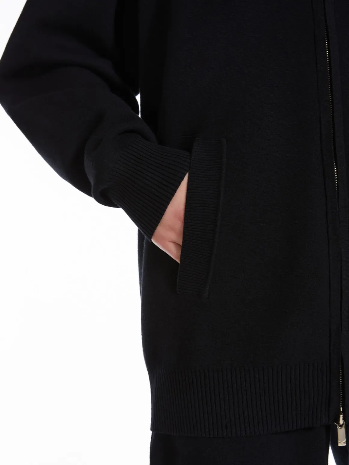 Bomber in maglia di viscosa