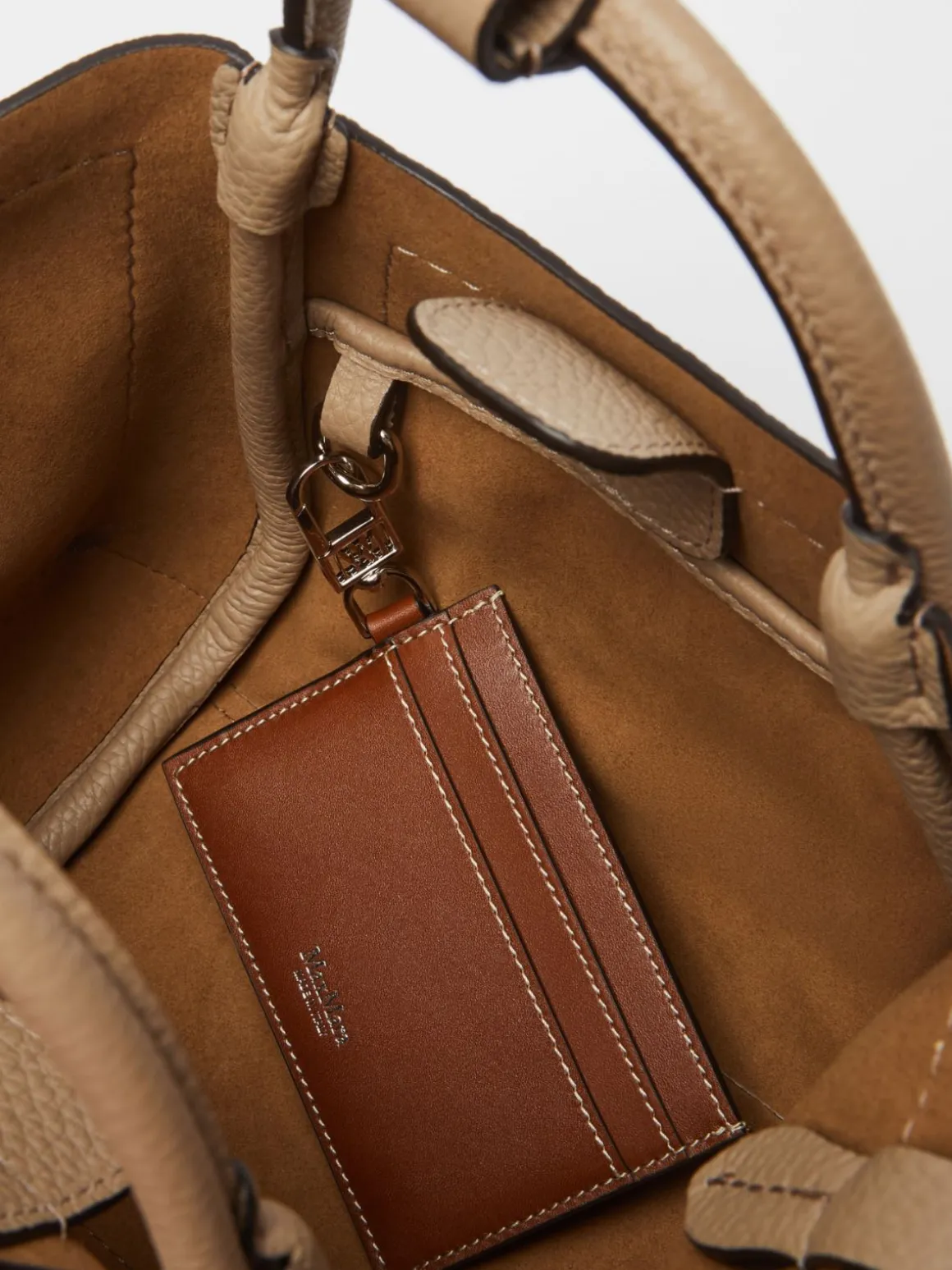 Borsa Marine Extra Small in pelle stampa cervo