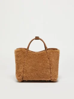 Borsa Marine extra small in tessuto Teddy