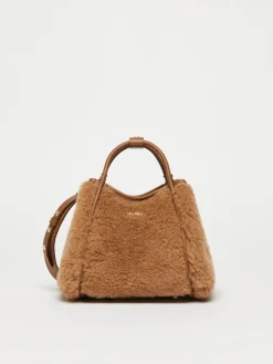 Borsa Marine extra small in tessuto Teddy