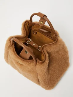 Borsa Marine extra small in tessuto Teddy