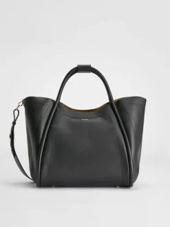 Borsa Marine medium in pelle liscia