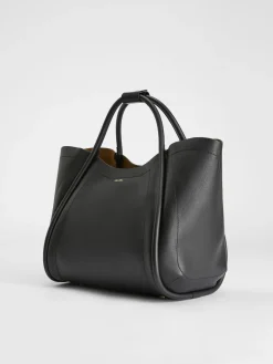 Borsa Marine medium in pelle liscia