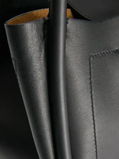 Borsa Marine medium in pelle liscia