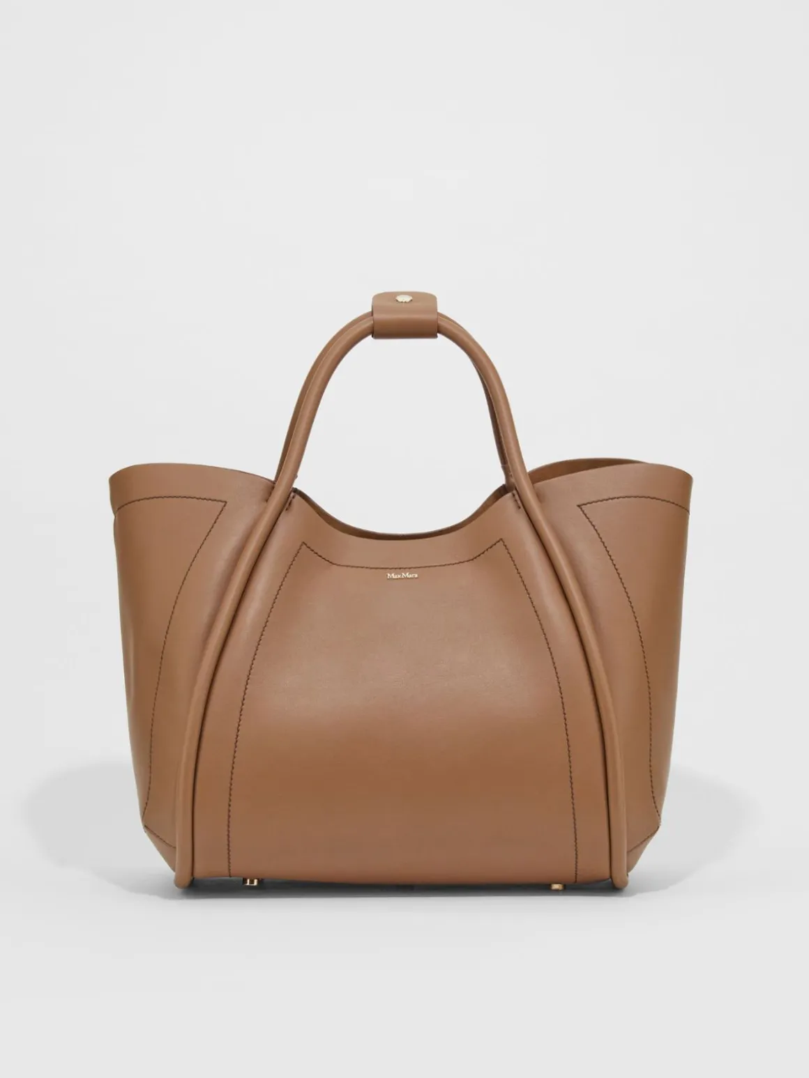 Borsa Marine medium in pelle liscia
