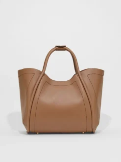 Borsa Marine medium in pelle liscia
