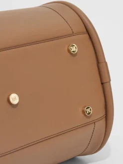 Borsa Marine medium in pelle liscia