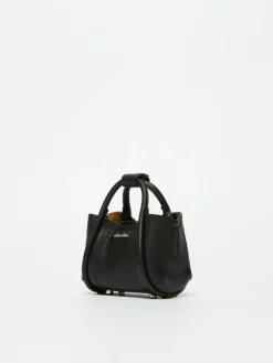 Borsa Marine mini in pelle liscia