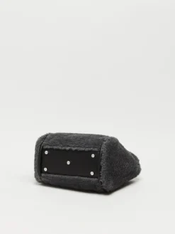Borsa Marine small in Teddy di lana e alpaca