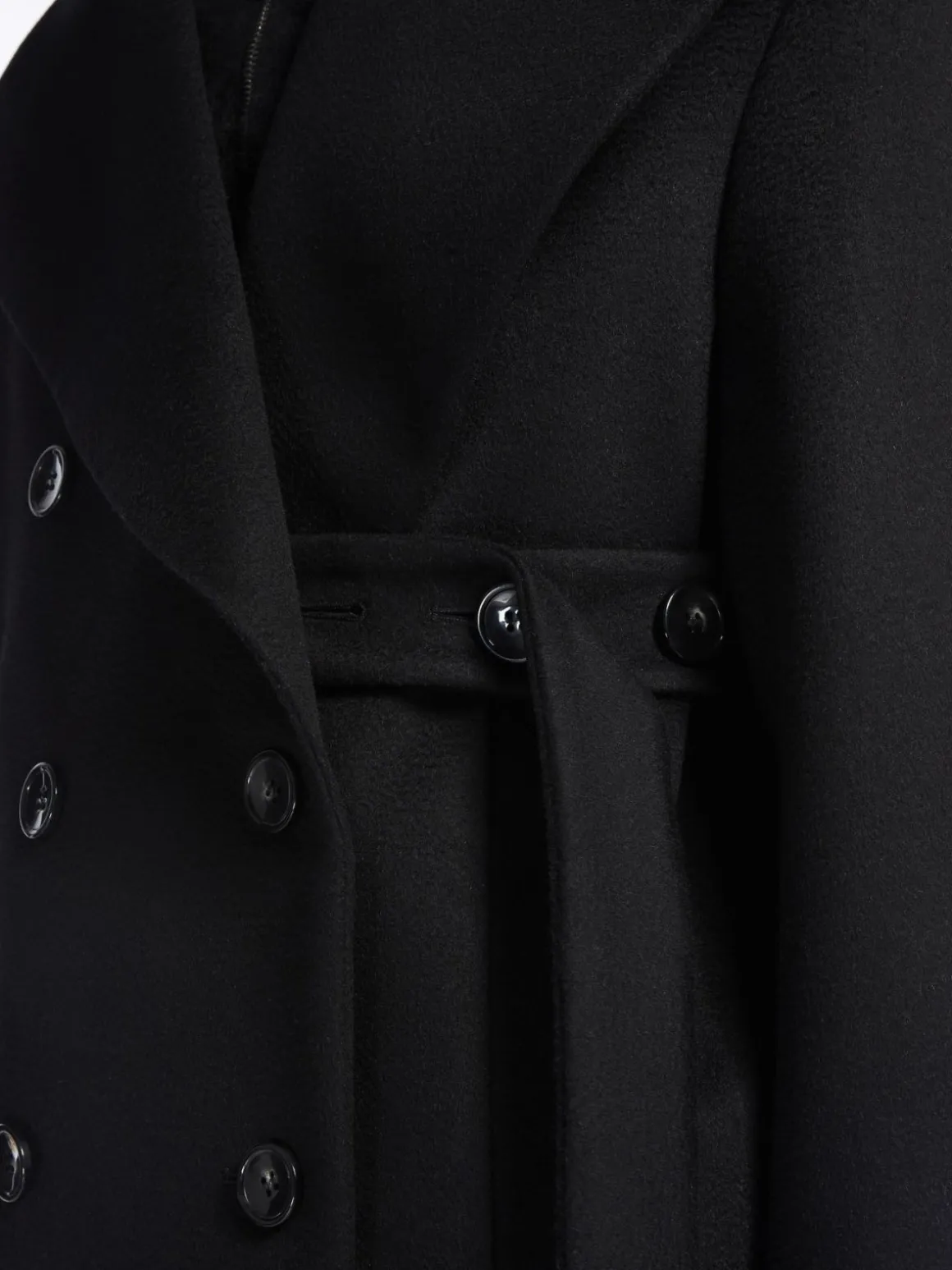 Caban oversize in misto lana