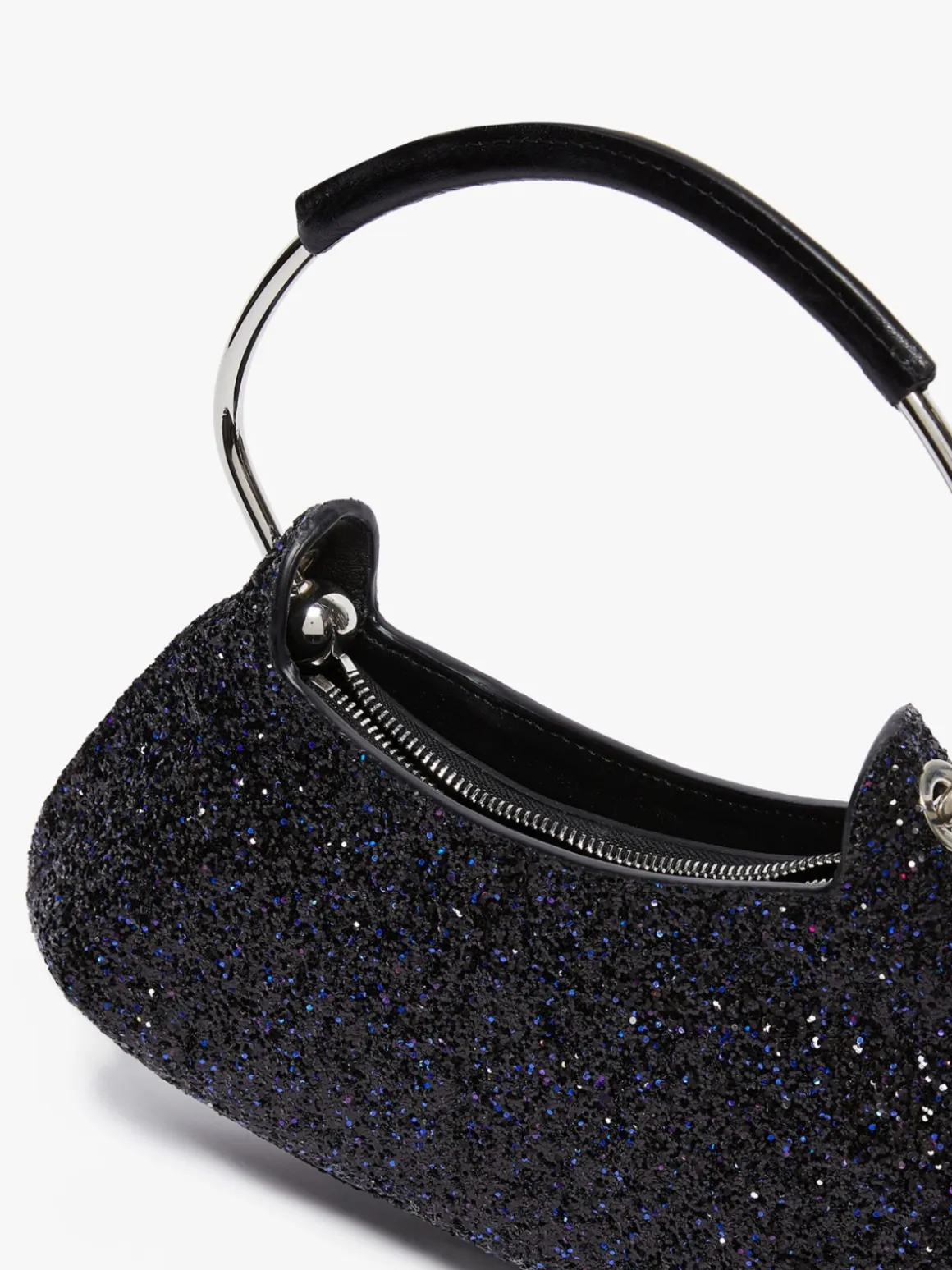 Caju bag mini in tessuto glitter
