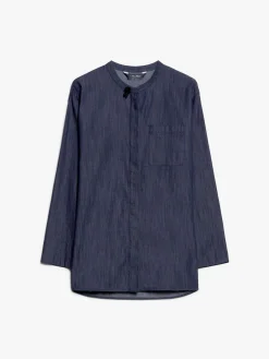 Camicia alla coreana in denim
