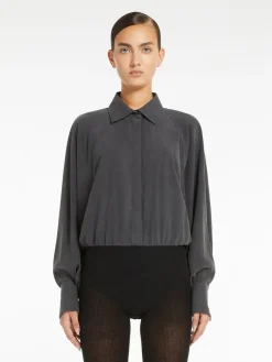 Camicia body in seta
