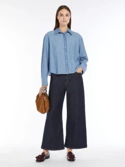 Camicia in chambray di cotone