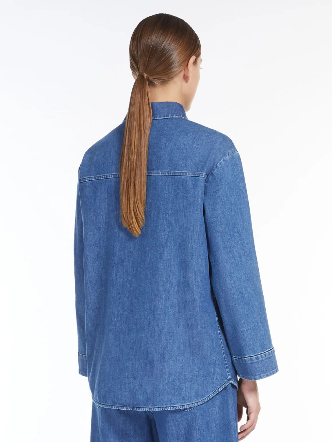 Camicia in denim stretch