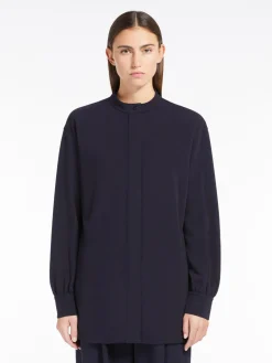 Camicia in jersey fluido