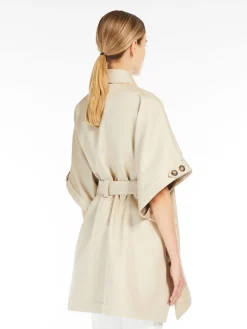 Cappa midi in cotone antigoccia
