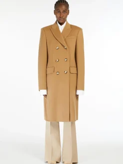 Cappotto aderente in lana