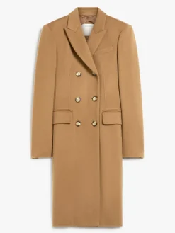 Cappotto aderente in lana