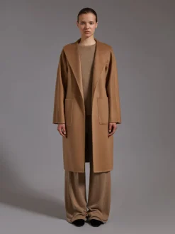 Cappotto cardigan in cachemire