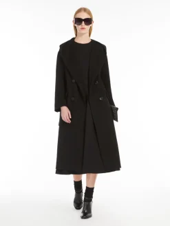 Cappotto doppiopetto in lana