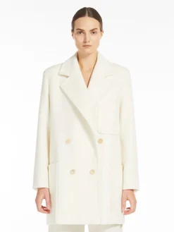 Cappotto in beaver di lana e cachemire