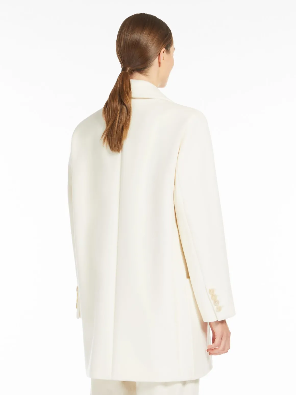 Cappotto in beaver di lana e cachemire