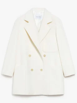 Cappotto in beaver di lana e cachemire