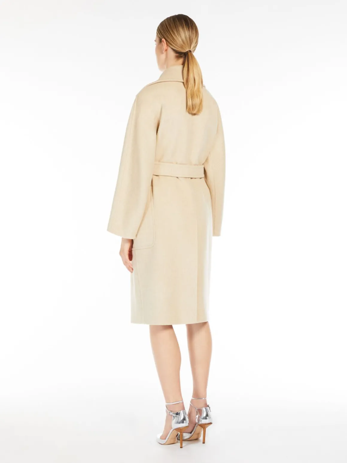 Cappotto in lana con zip