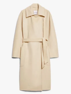 Cappotto in lana con zip