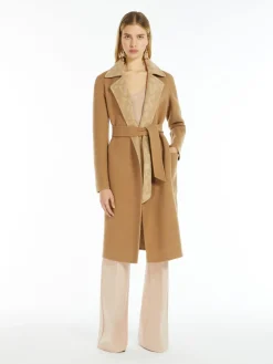 Cappotto reversibile in cammello