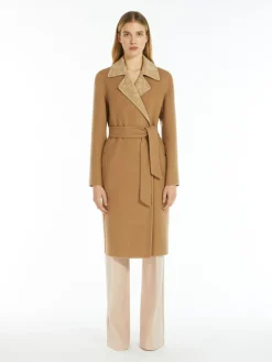 Cappotto reversibile in cammello