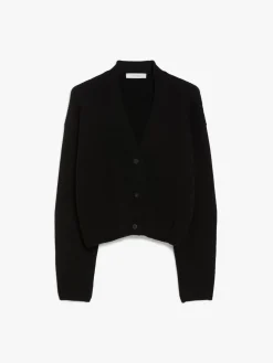Cardigan crop in lana